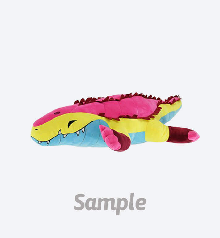 cartoon crocodile plush toy