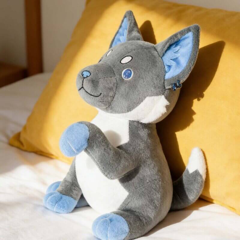 AI Chip Robotic Dog Plush Toy